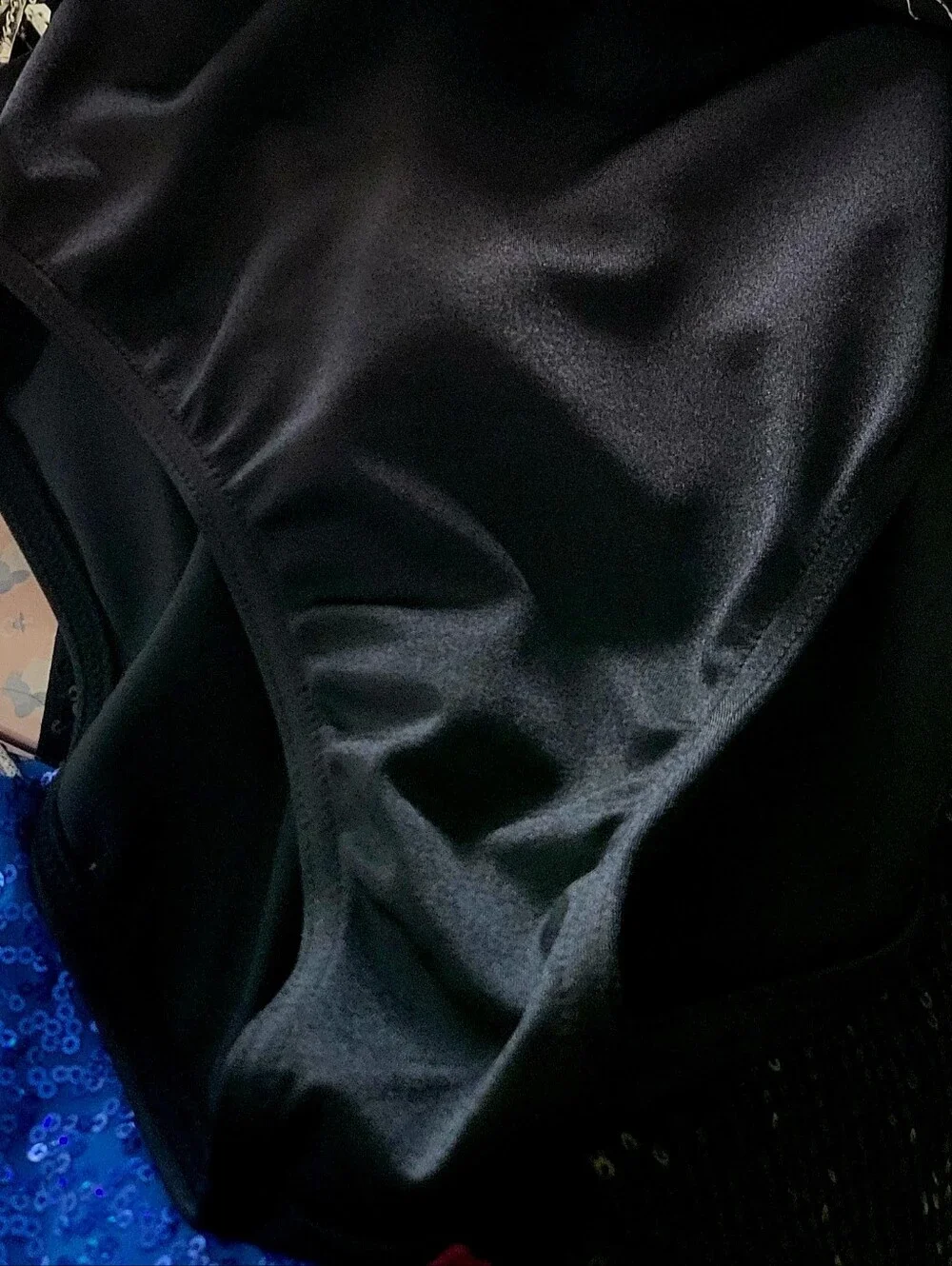 Girls Black Sequin Costume